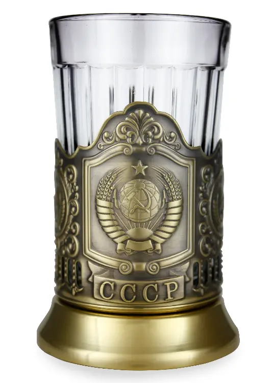 Латунный подстаканник «Герб СССР»